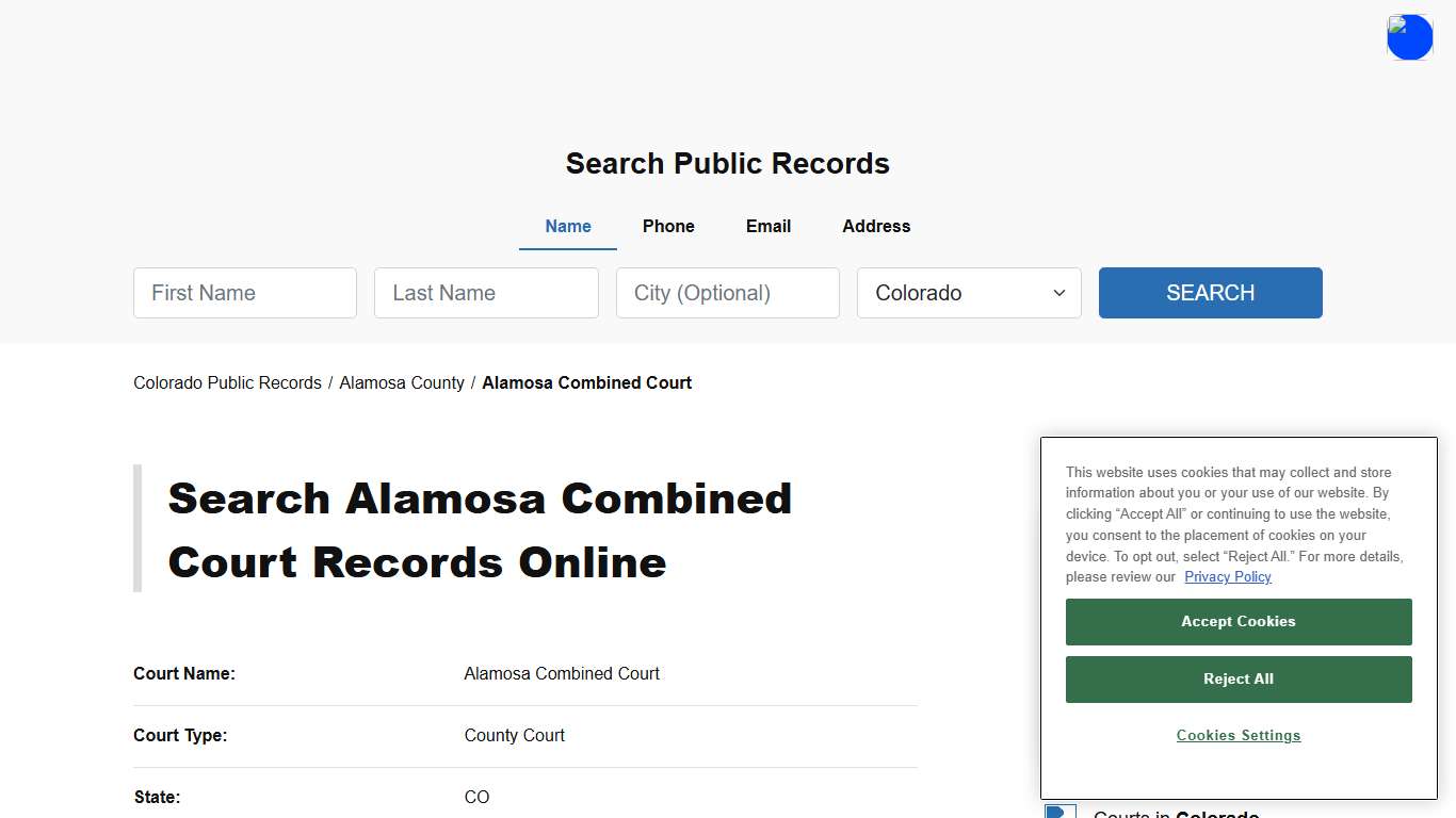 Alamosa Combined Court - Alamosa - Colorado - TPI